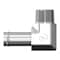 World Wide Fittings Hose Barb to Male Pipe 90 Deg. Elbow Hose Connector 4501X06X04 - alternate 1